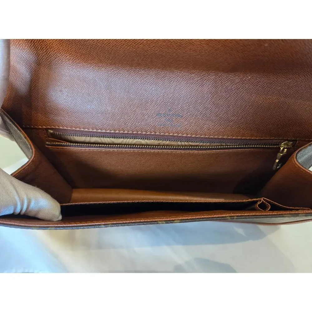 Louis Vuitton Dame Pochette GM Monogram Canvas Vintage Clutch Bag Vintage - Picture 8 of 13